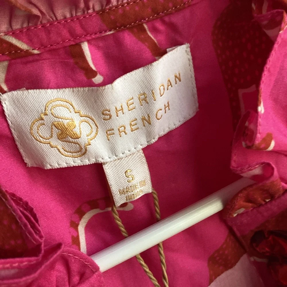 New w Tag: Sheridan French Britt Dress in Festive Cheetah. Size Small - Picture 15 of 16